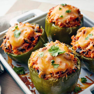 Veg Stuffed Poblanos
